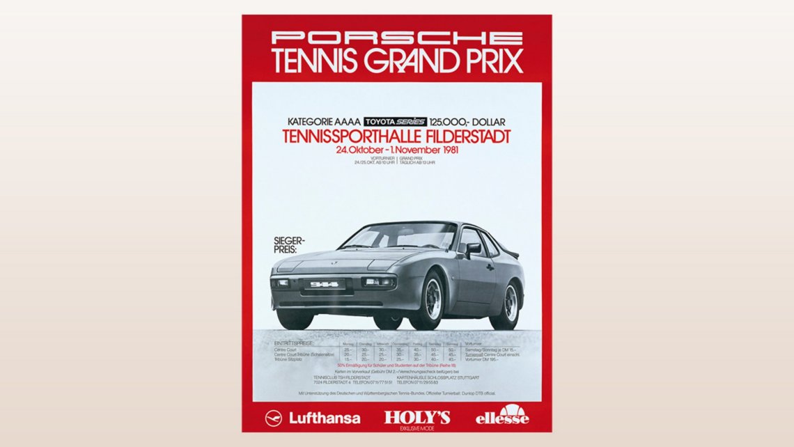Porsche Tennis Grand Prix: Poster 1981