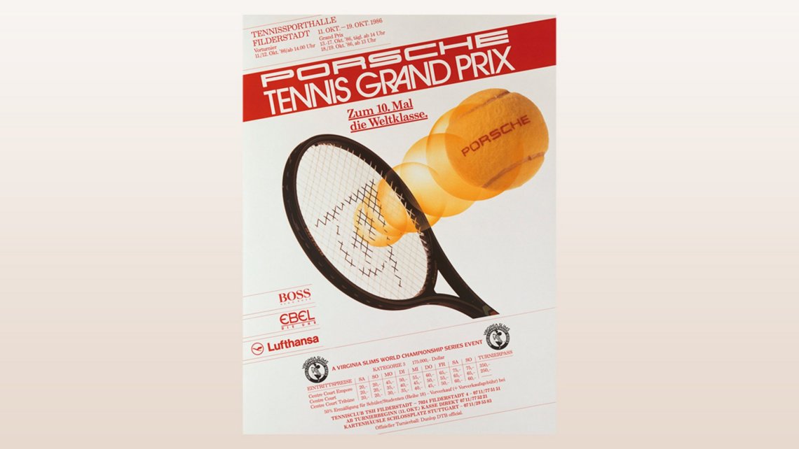 Porsche Tennis Grand Prix: Poster 1986