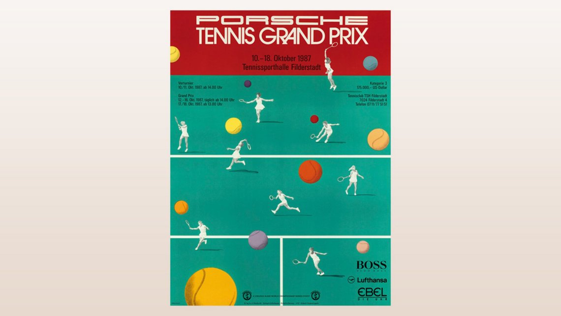 Porsche Tennis Grand Prix: Poster 1987