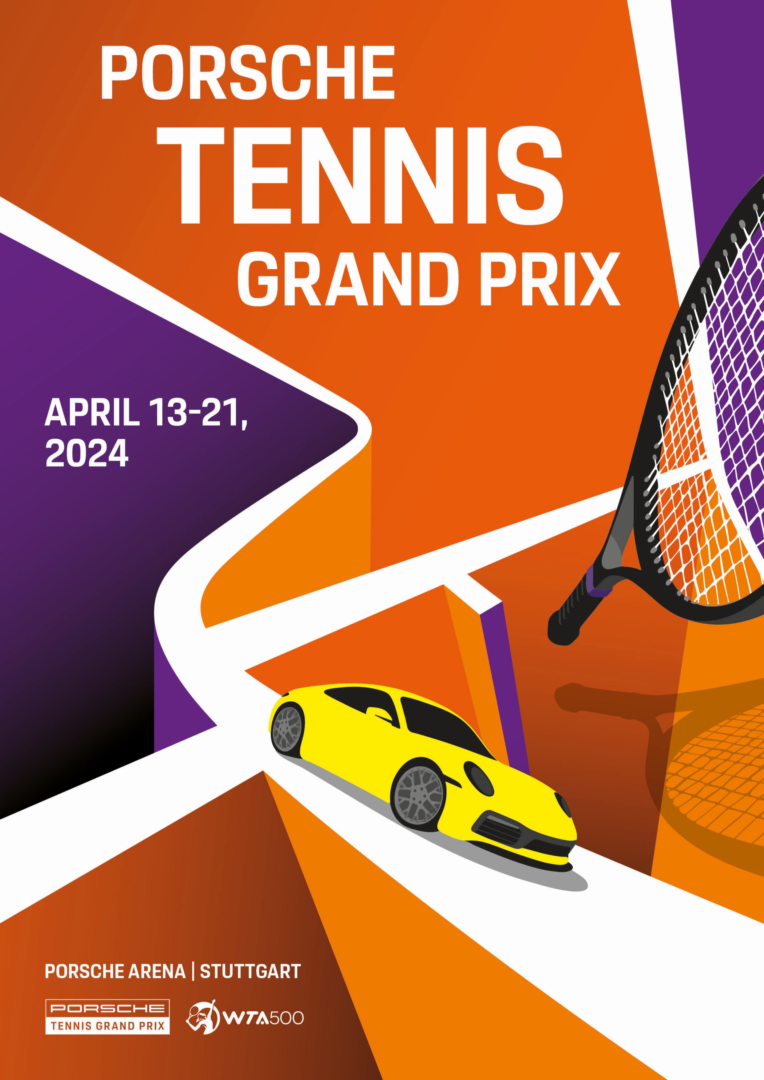 Porsche Tennis Grand Prix 2024; Poster