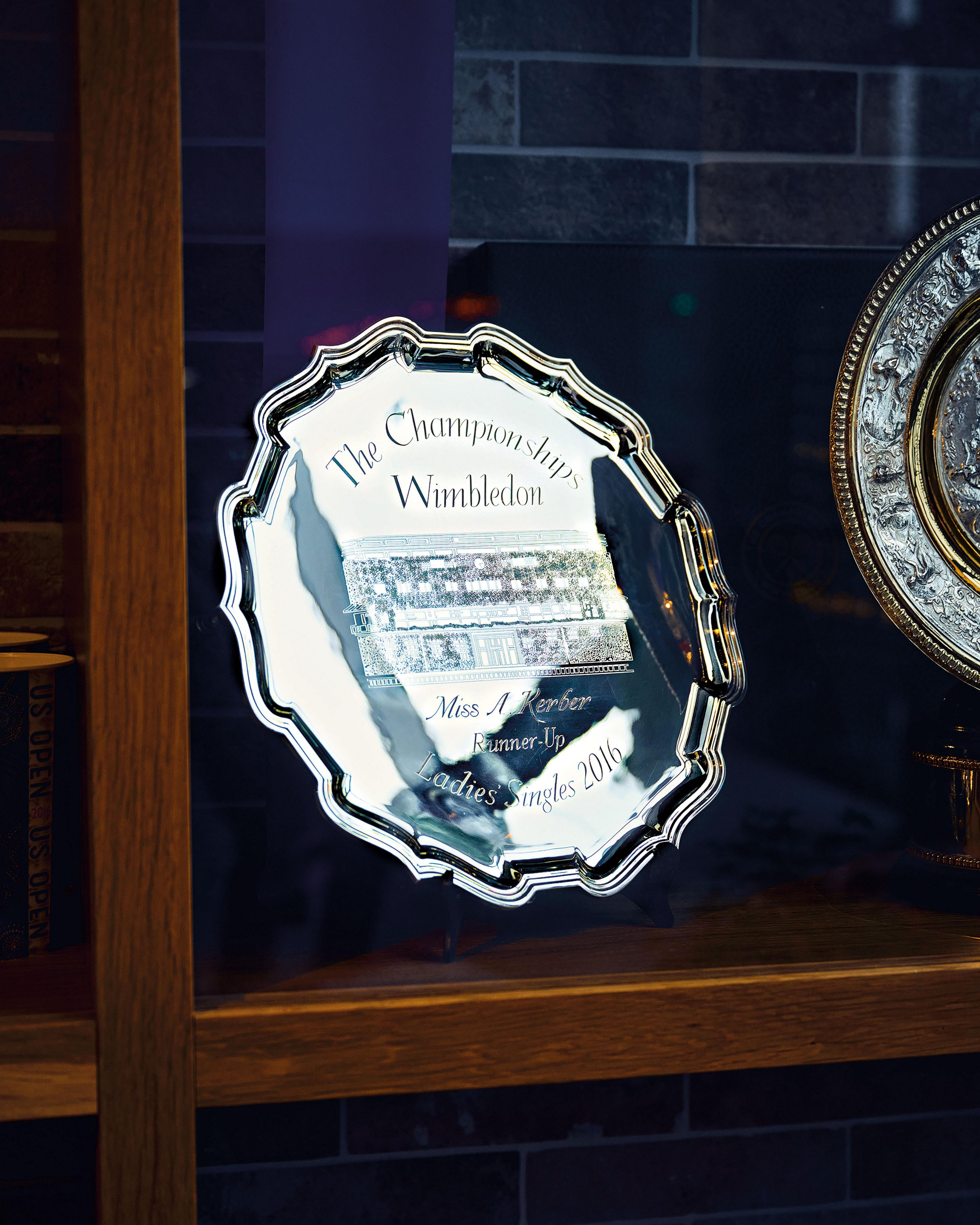 Angelique Kerber's Wimbledon trophy, 2024, Porsche AG