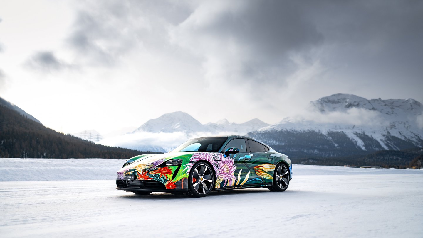 Taycan Artcar, 2021, Porsche Schweiz AG