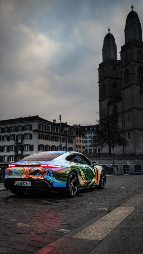 Taycan Artcar, Zürich, 2021, Porsche Schweiz AG