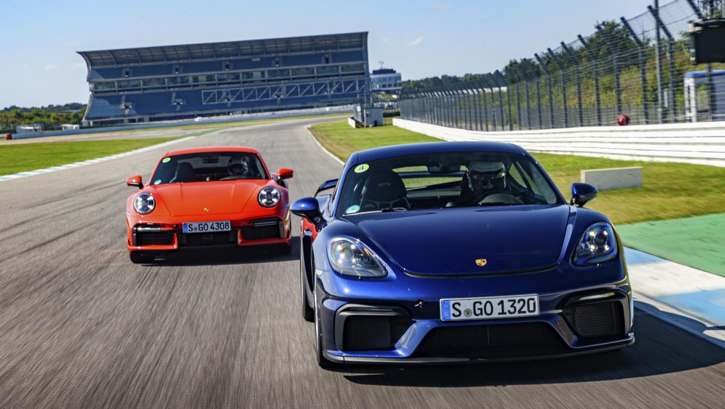 911 Turbo, 718 Cayman GT4, Porsche Sports Cup Suisse, Hockenheim 2021