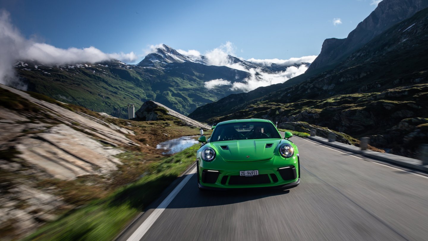 911 GT3 RS, Schweiz, 2018, Porsche AG