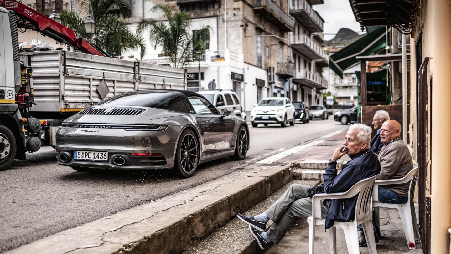 911 Targa 4S, Sizilien, 2024, Porsche AG
