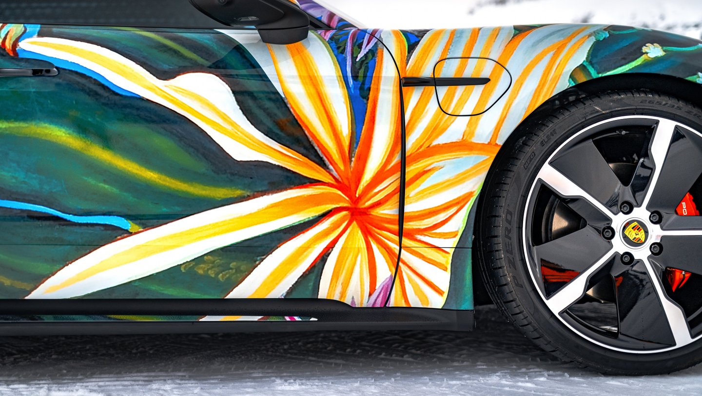 Taycan Artcar, 2021, Porsche Schweiz AG