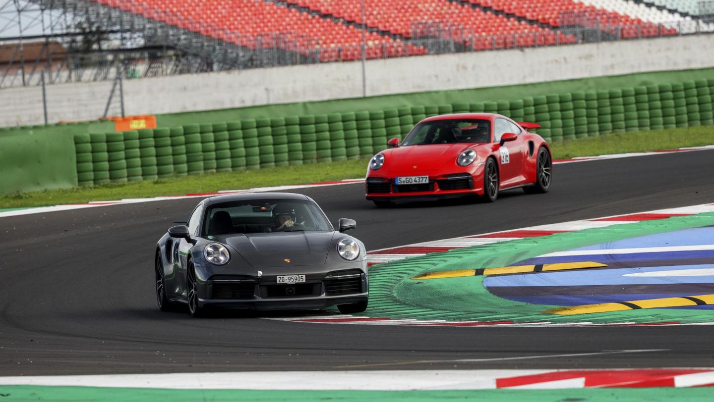 Porsche Track Experience  - 911 Turbo S - achatgraumetallic - 911 Gruppe - Introduction Racetrack - Misano (I) - 2020