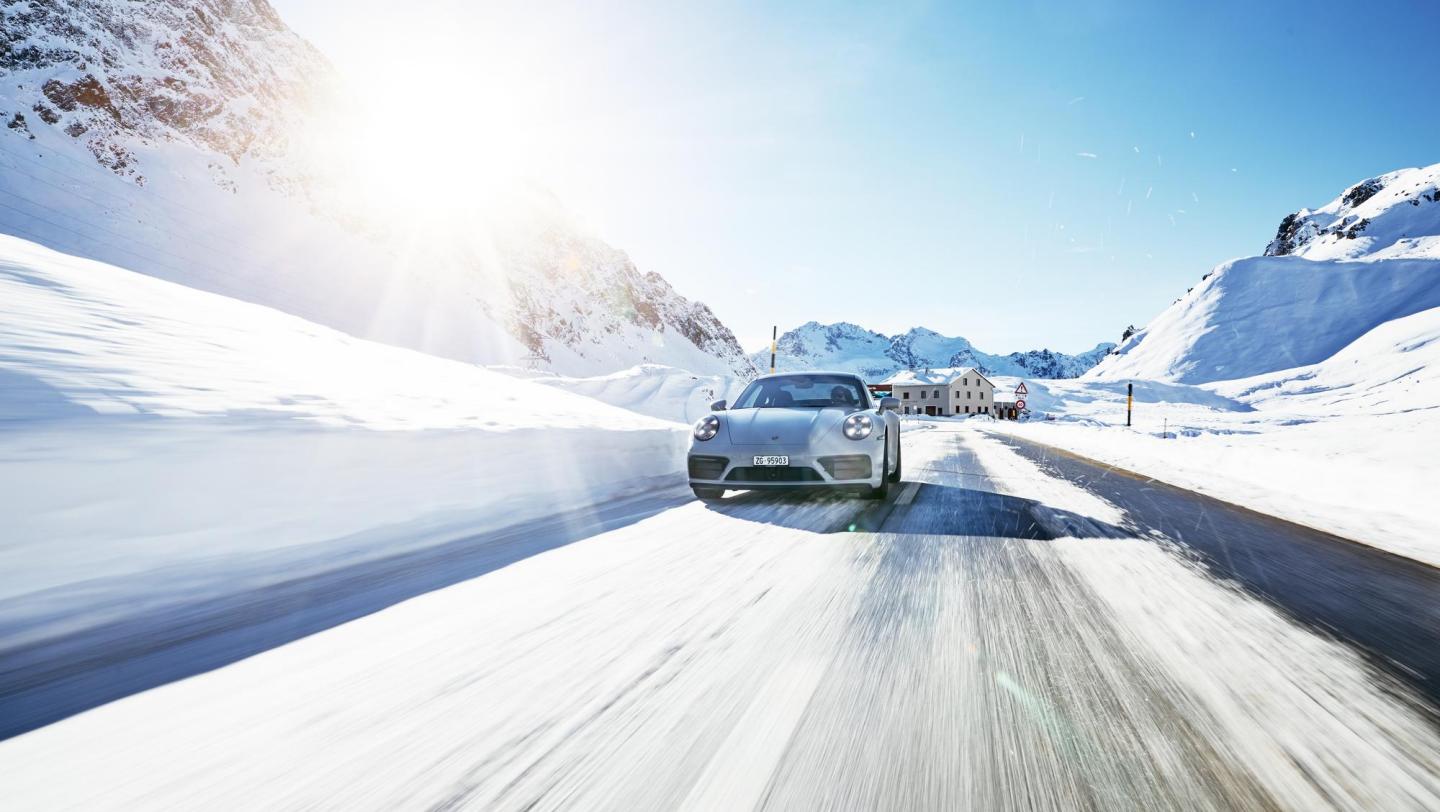 911 Carrera GTS, Albulapass, Switzerland, 2021, Porsche Schweiz AG