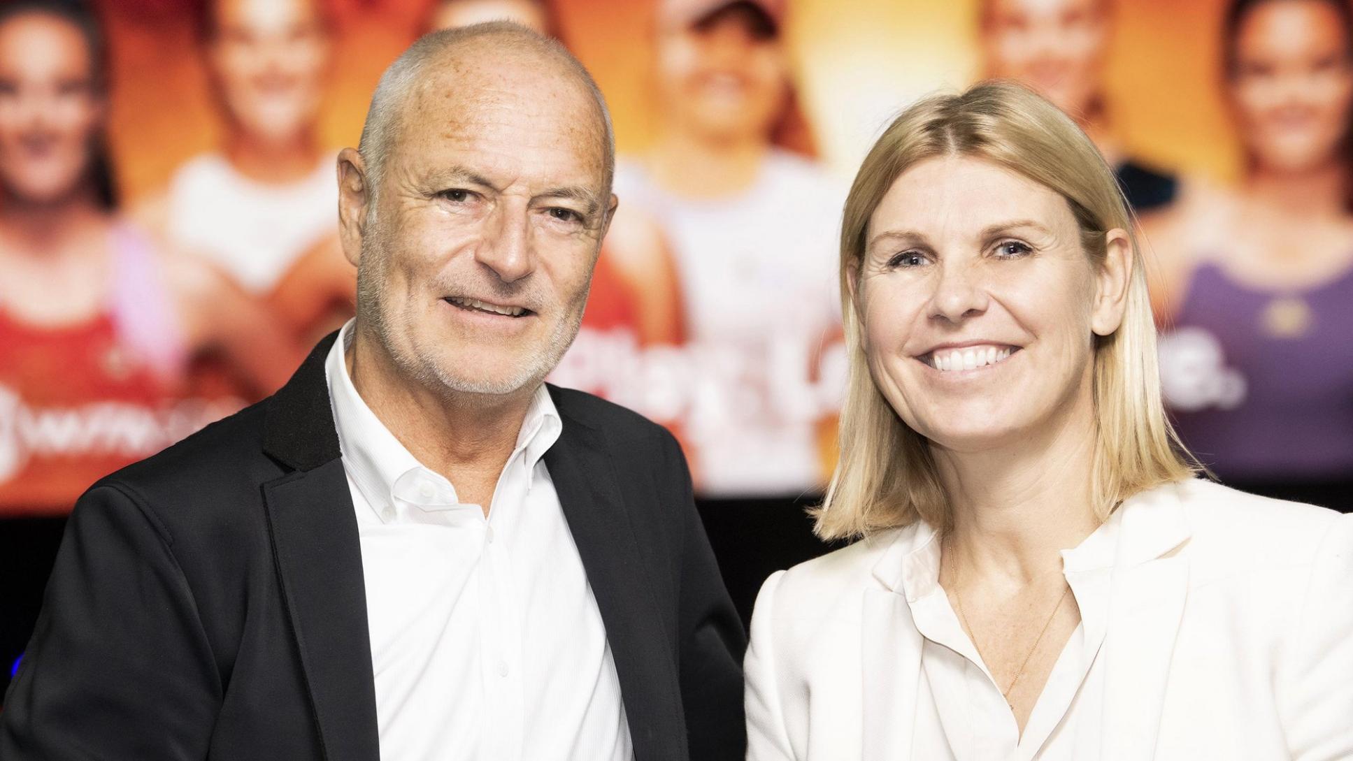 Markus Günthardt (Tournament Director) and Anke Huber (Operating Tournament Director) Porsche Tennis Grand Prix