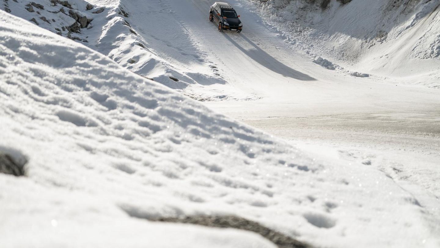 Porsche Cayenne S Transsyberia, Porsche Winter-Event, Engadin, 2023, Porsche Schweiz AG