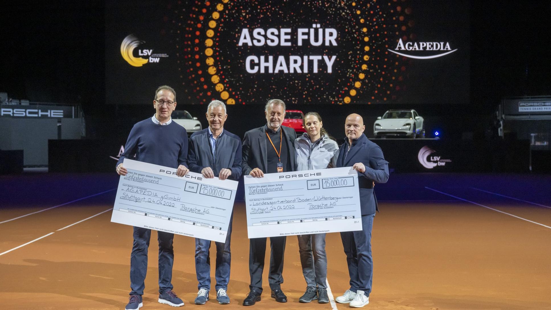 Pressemappe: Porsche Tennis Grand Prix 2023; Charity