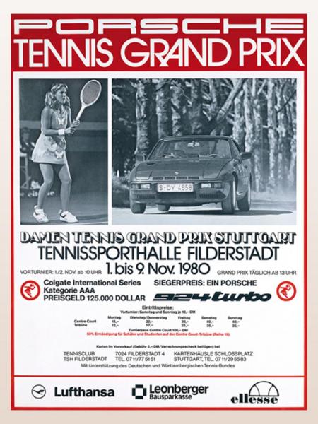 Porsche Tennis Grand Prix: Poster 1980
