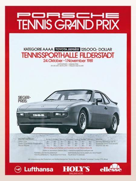 Porsche Tennis Grand Prix: Poster 1981