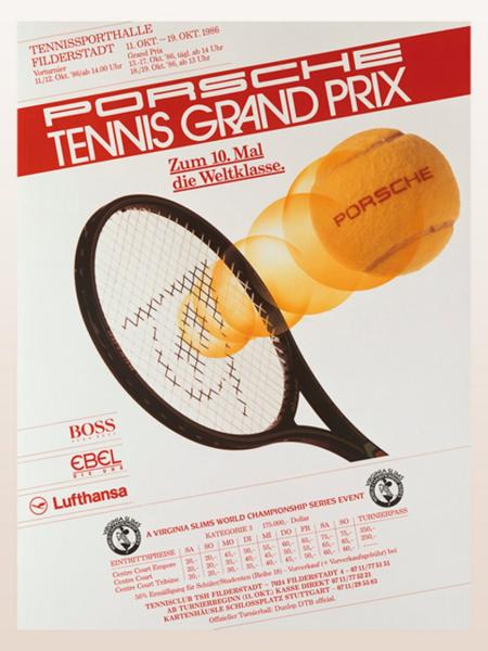 Porsche Tennis Grand Prix: Poster 1986