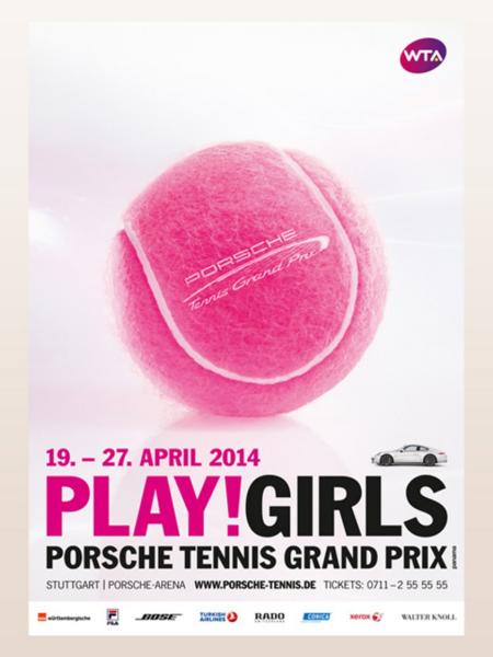 Porsche Tennis Grand Prix: Poster 2014