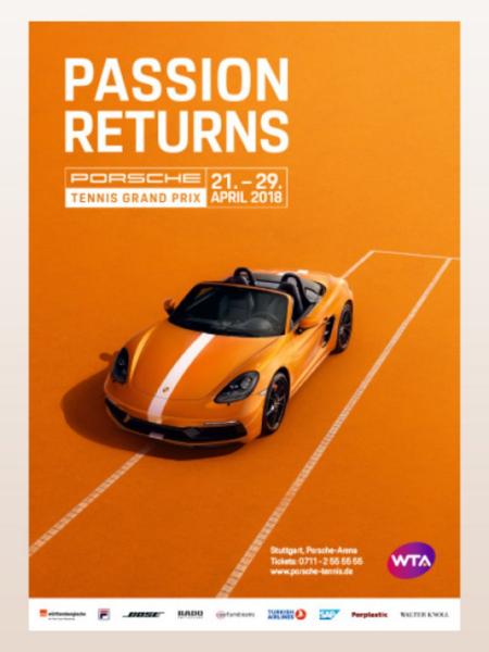 Porsche Tennis Grand Prix: Poster 2018