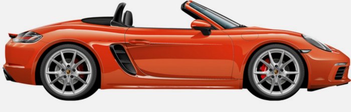 Porsche Tennis Grand Prix 2016 - Porsche 718 Boxster S, Lava Orange; winner's car