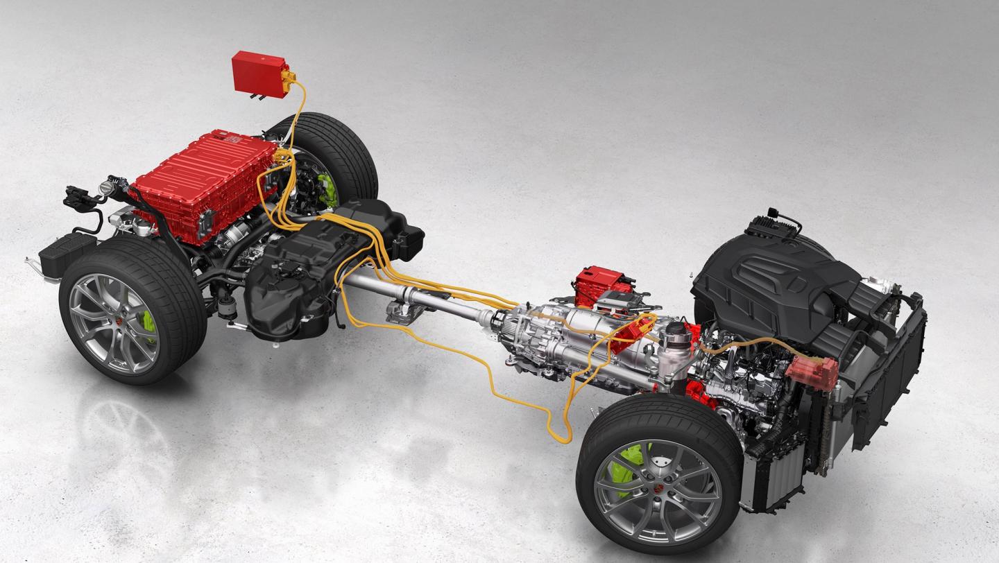 Cayenne E-Hybrid: Rolling Chassis