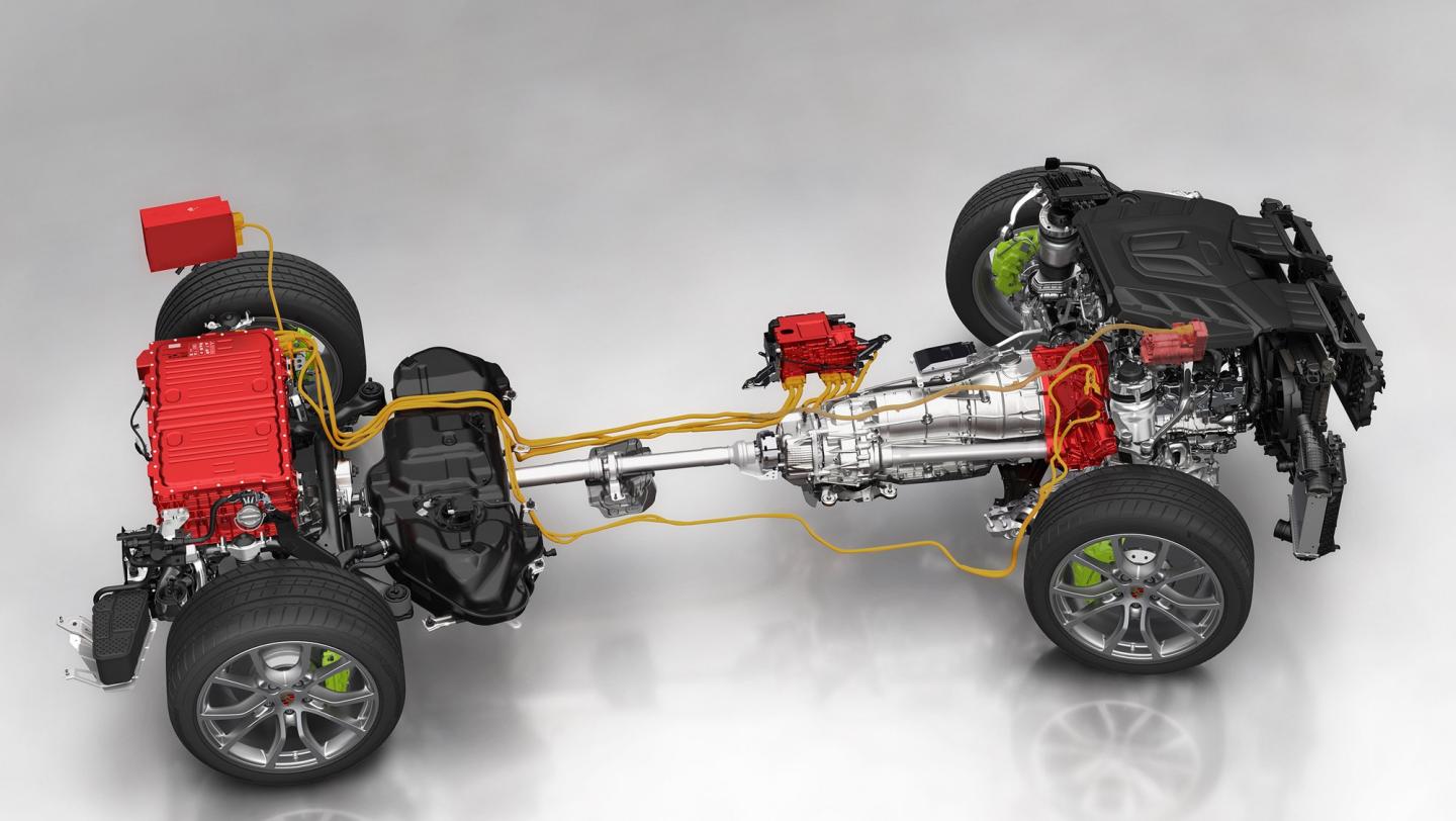 Cayenne E-Hybrid: Rolling Chassis