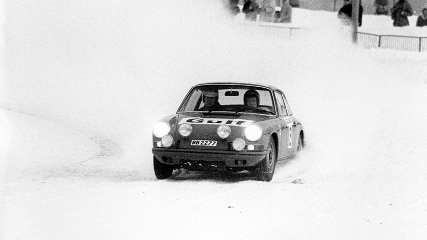 1968, Schweden Rallye, 911 T, Motorsport