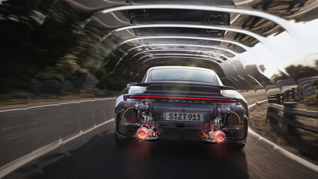 911 Turbo S, sistema T-Hybrid con dos turbocompresores, 2025, Porsche AG 911 Turbo S, sistema T-Hybrid con dos turbocompresores, 2025, Porsche AG